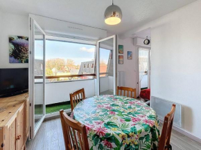 Charmant Studio Cabine 4 Pers, Balcons, Parking Privé, à 300m de la Plage de Merville-Franceville - FR-1-465-37